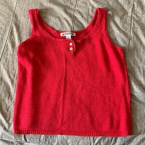 Averroe Wool Pink Tank Top Tee Shirt Pullover Large EUC